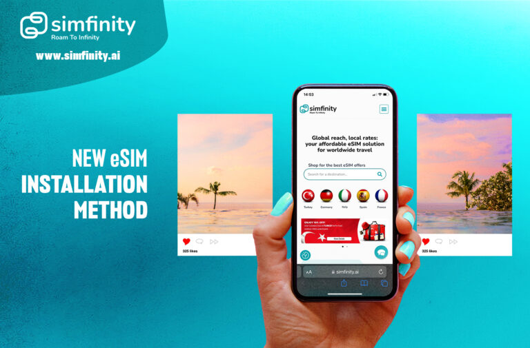 Simfinity’s New eSIM Installation Method:           Quick, Easy, and Seamless.